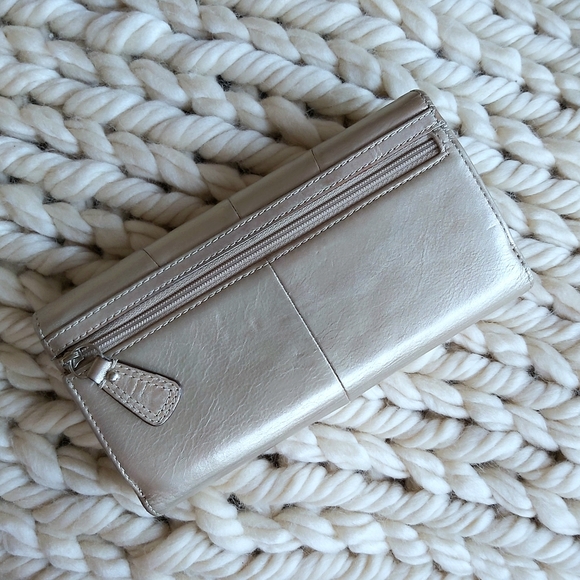 Coach Soho Gold & Brown Leather Wallet - Picture 3 of 10